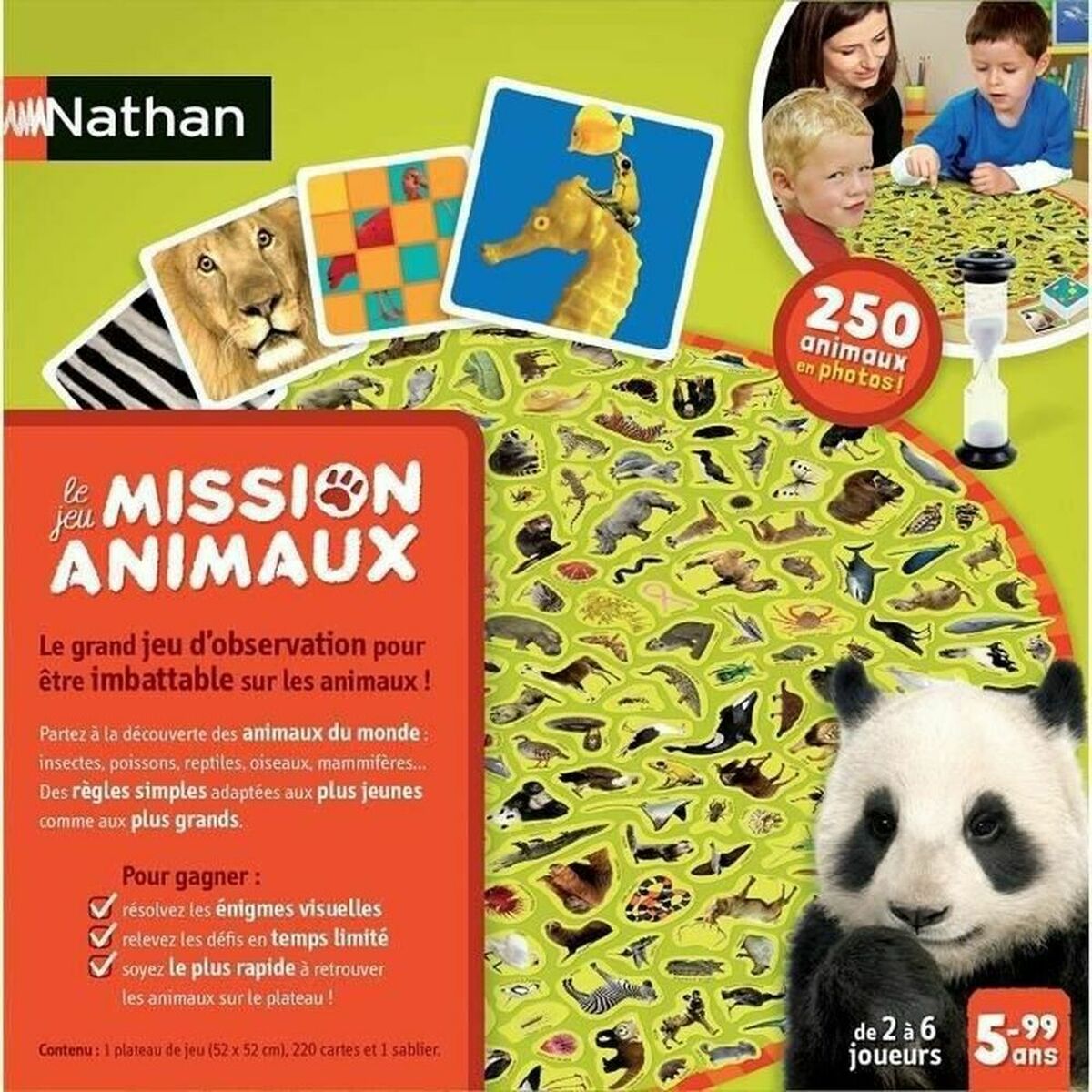 Stalo žaidimas Nathan Mission animaux